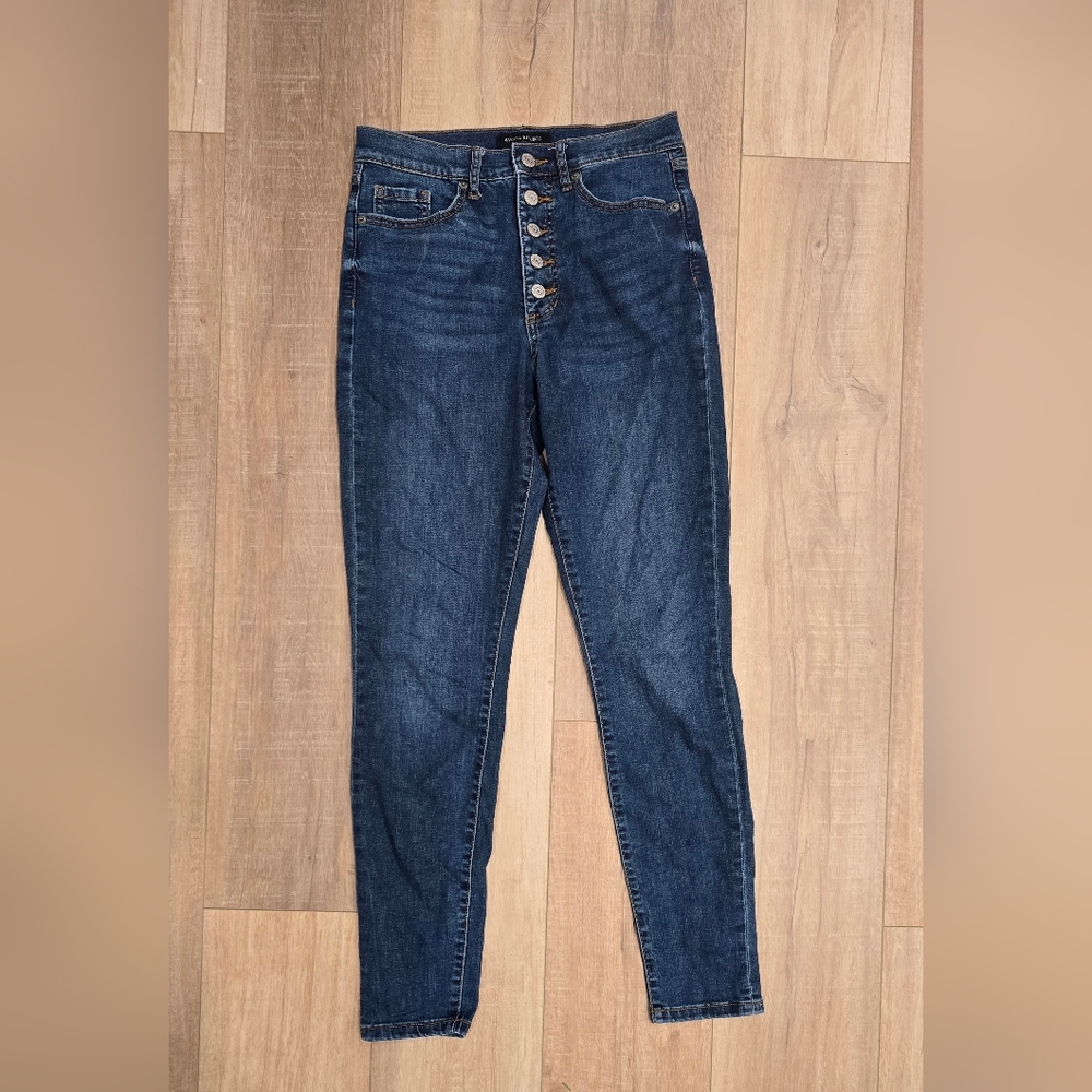 Banana Republic Mediym Blue Skinny Jeans